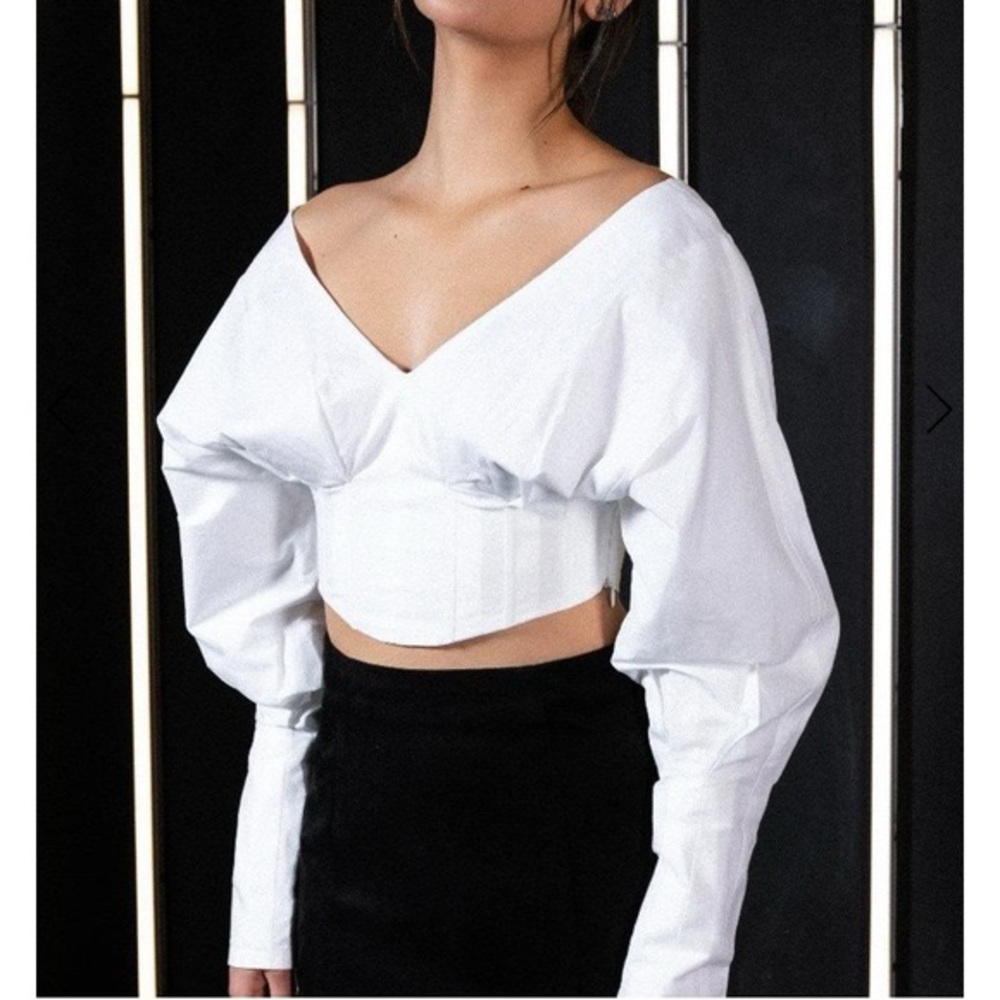 Steele Florence off shoulder corset blouse
